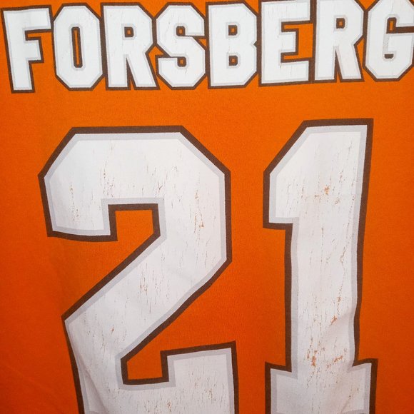 NHL REEBOK PHILA FLYERS MENS FORSBERG ORANGE SHIRT SZ XL - Picture 3 of 6